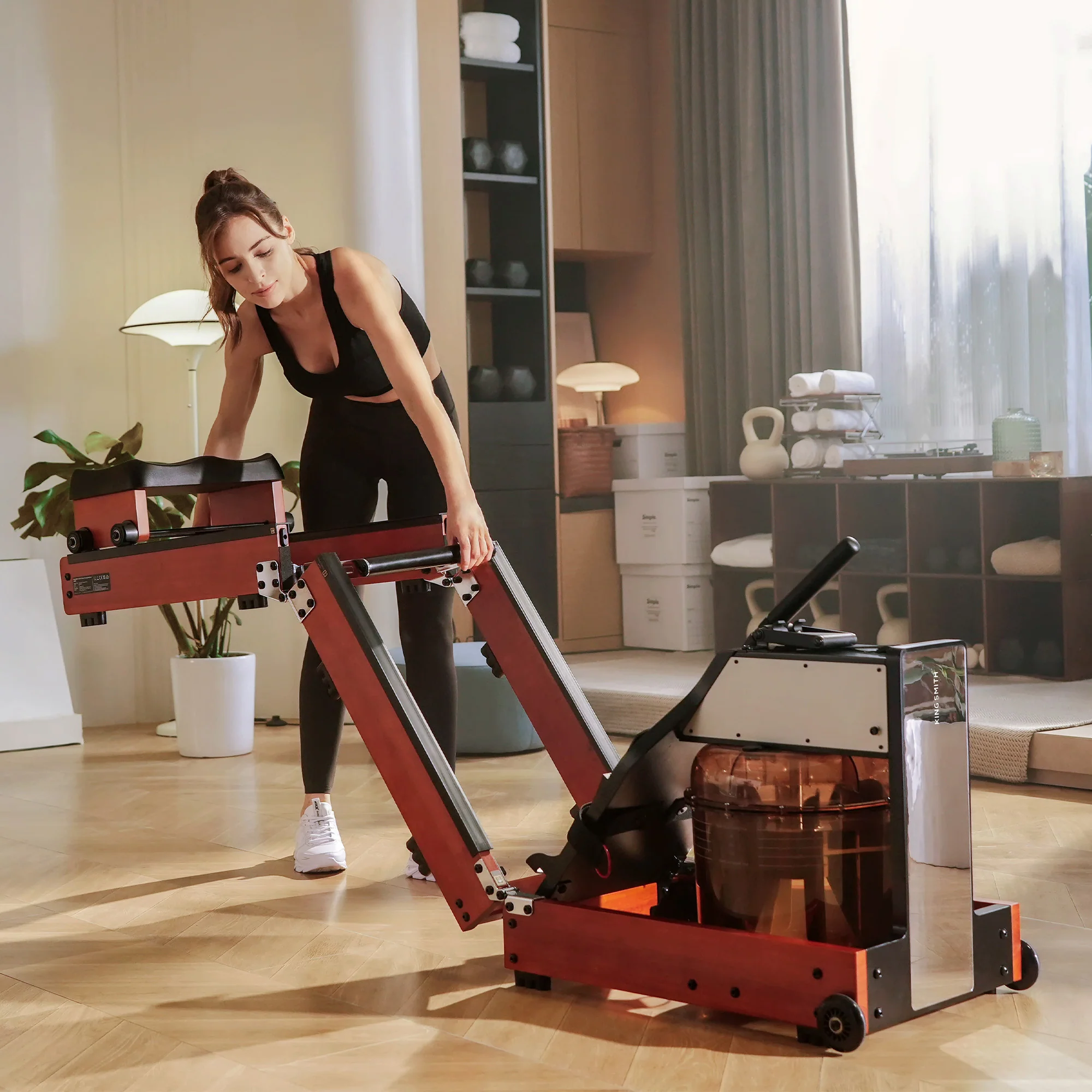 WM10 Foldable Water Rowing Machine - Image 12