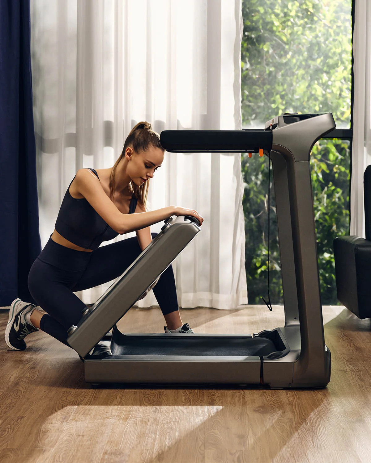 X218 Tri-fold Desk Treadmill for Running - Image 4
