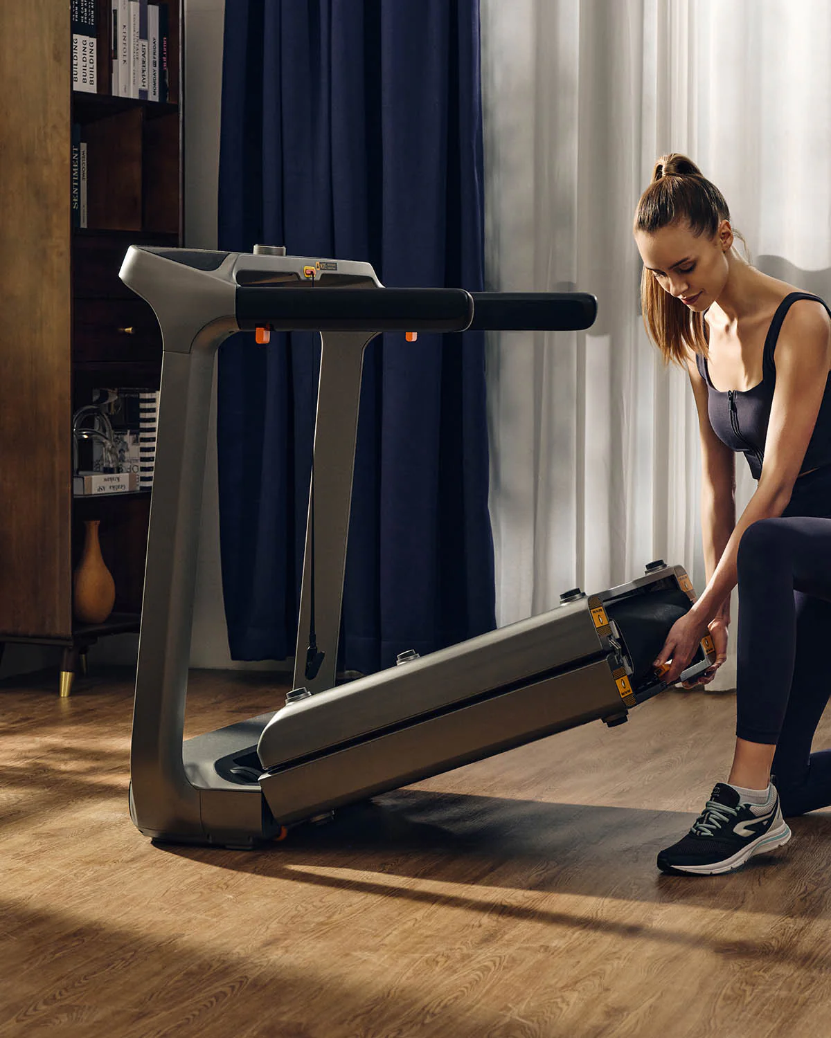 X218 Tri-fold Desk Treadmill for Running - Image 5