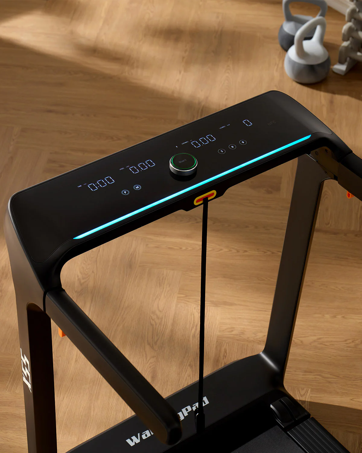 X55 Tri-fold Desk Treadmill for Running (High-end Black) - Image 8